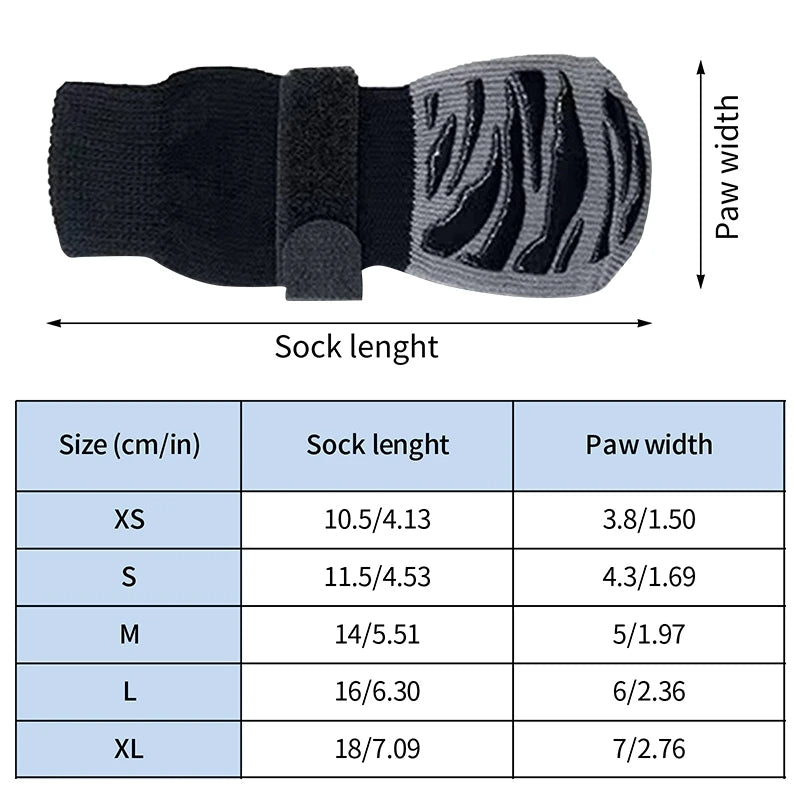 Chaussettes Antidérapantes et Protectrices PawSafe